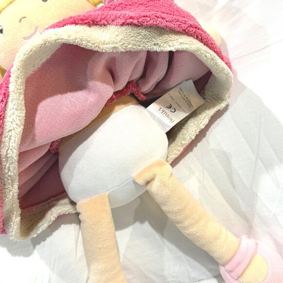 15" Bonikka blonde soft baby doll pink butterfly dress plush crib toy plush Home - Picture 7 of 12